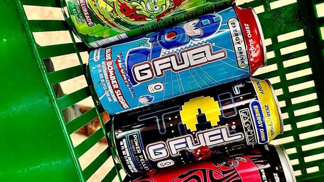 Energy drinks with nearly double the maximum allowed levels of caffeine have been removed from store shelves in a major crackdown blitz. Picture: Instagram