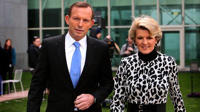 Tony Abbott and Julie Bishop