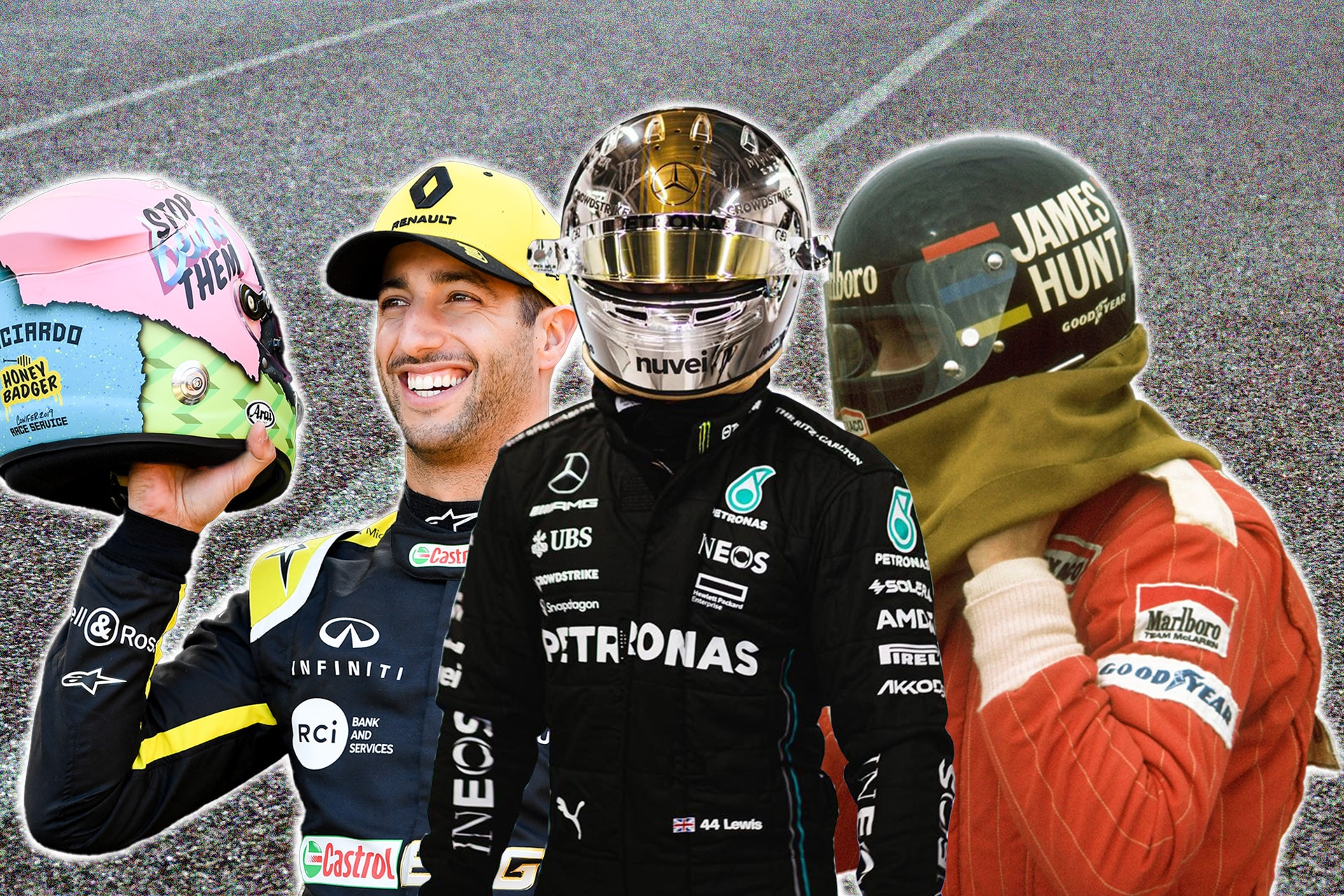 Best Custom F1 Helmet Designs Through History | The Advertiser