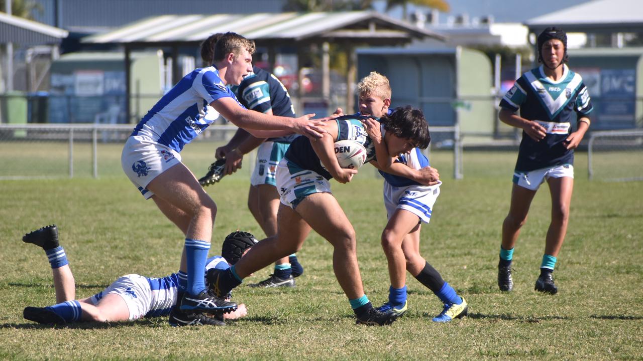 Kody Perry for Mercy College against Ignatius Park in the Cowboys Challenge, July 20 2021. Picture: Matthew Forrest