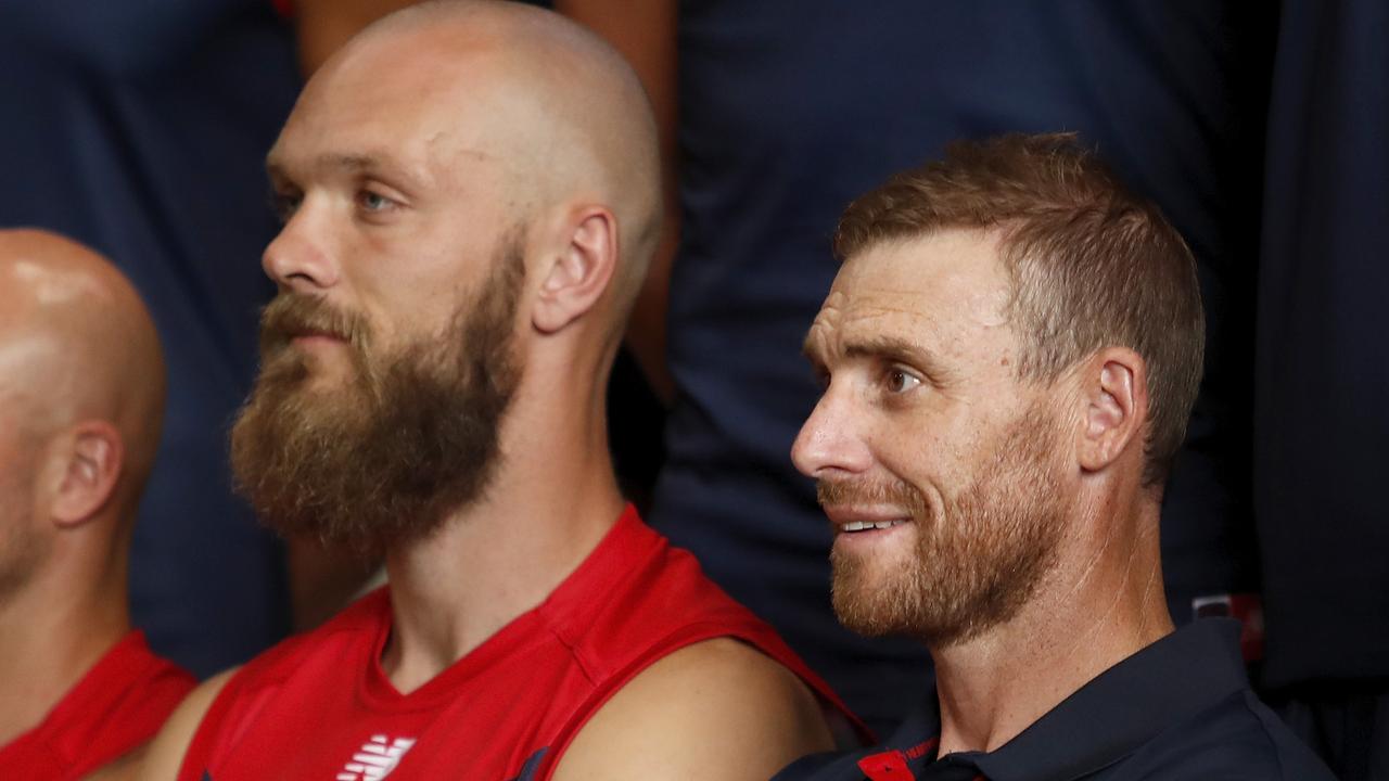 Max Gawn will captain the Dees for a second straiht year (Photo by Dylan Burns/AFL Photos via Getty Images).