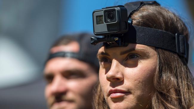 Voice control makes it easier to turn your camera on and off and start shooting video when the camera is mounted in a hard to reach place. Picture: AFP