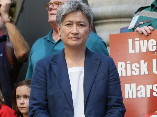 Opposition foreign affairs spokeswoman Penny Wong. Picture: NCA NewsWire / Emma Brasier