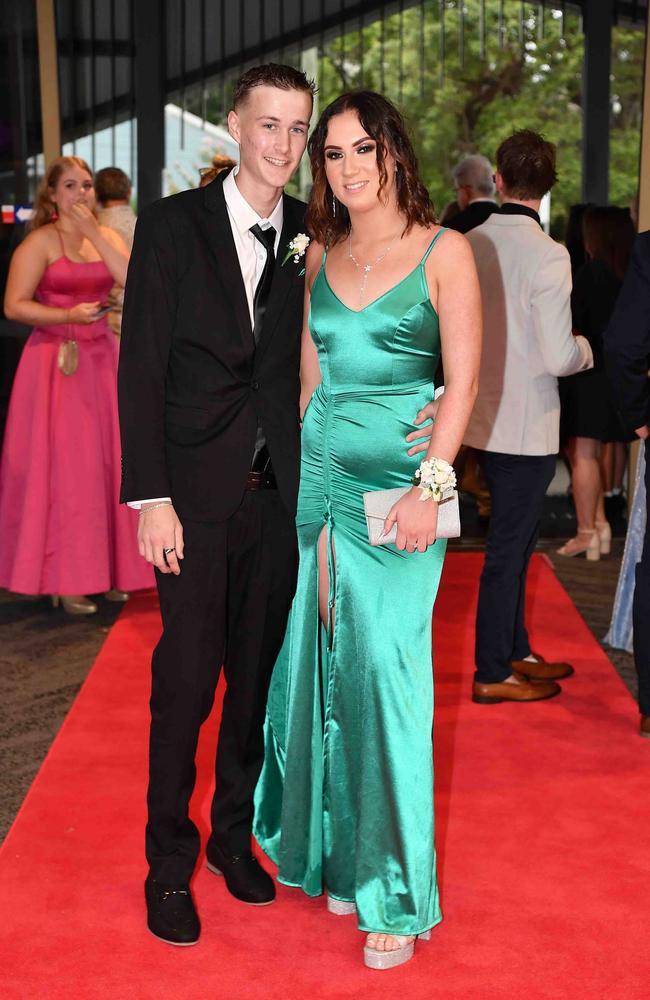 Joel and Ebony at Caloundra State High School formal. Picture: Patrick Woods.