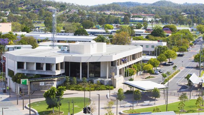 Beenleigh Court House and James Street. (AAP Image/Renae Droop)