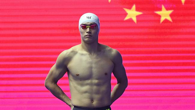 China's Sun Yang was allowed to compete before his latest doping case had been settled. Picture: AFP