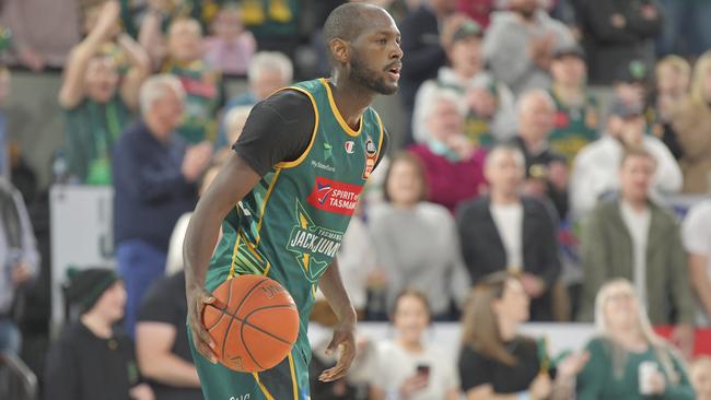 Milton Doyle has been enjoying his time in Tasmania so far and loves how passionate Tassie basketball fans are. Picture: Simon Sturzaker/Getty Images