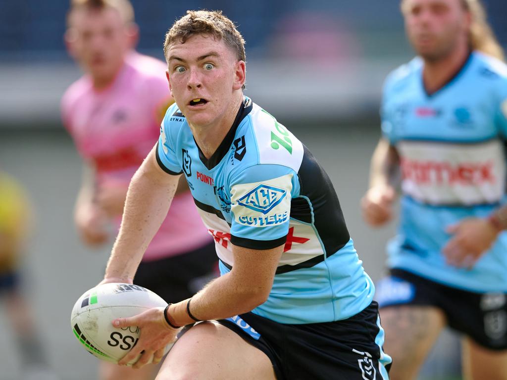 Kade Dykes is set to make his NRL debut with the Sharks. Picture: Brett Hemmings/Getty Images