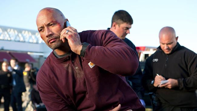 Dwayne 'The Rock’ Johnson flexes his weak acting muscles in Snitch.