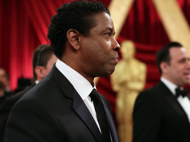 Actor Denzel Washington attends the 89th Annual Academy Awards. Picture: Getty