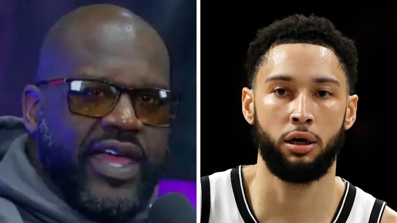 NBA great Shaquille O'Neal ripped into Ben Simmons. Picture: Supplied