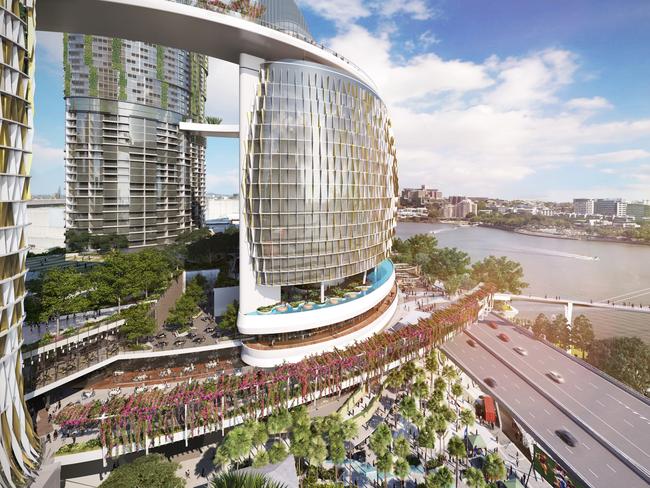 A future vision of Queens Wharf