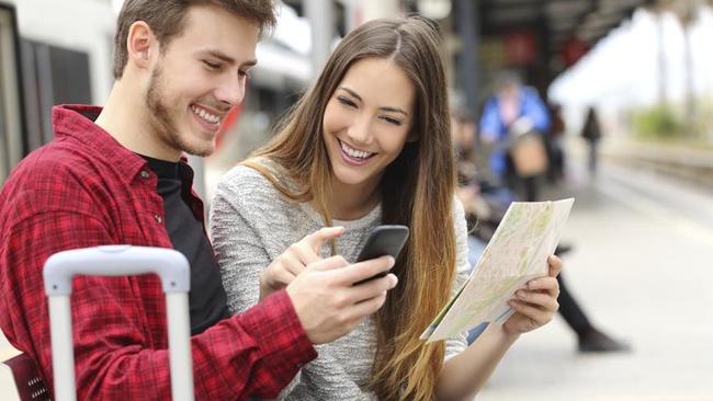 Have phone, can travel. Tourists are warned to be wary when logging into free Wi-Fi access points. Picture: iStock