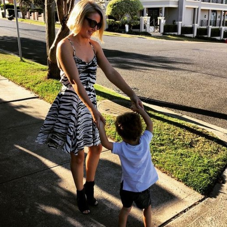 MOTHER'S DAY SPECIAL... Media personality Jules Sebastian with her son Hudson James, "Dancing in the streets..." Picture: Instagram