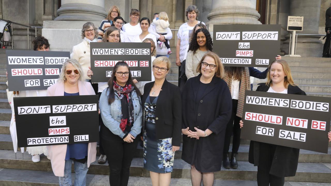 Sex work legalisation SA Former sex workers protest against new  