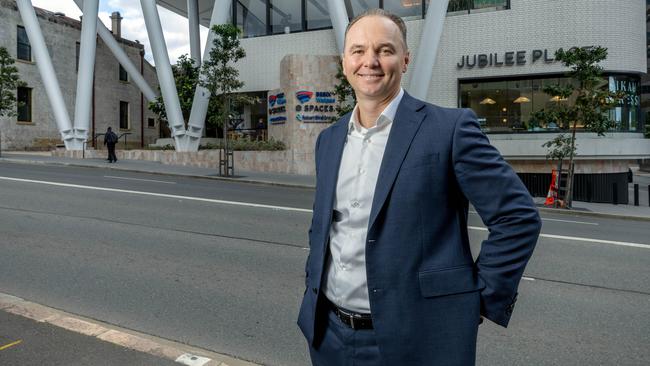 Besix Watpac CEO Mark Baker at Jubilee Place, Fortitude Valley.