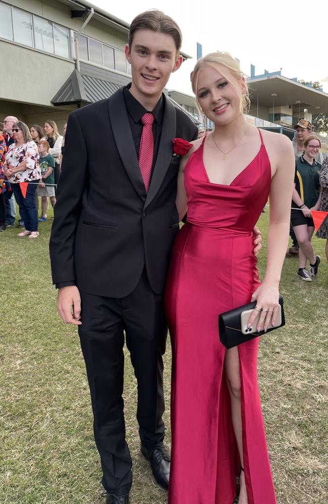 Will Furness and Jemma Kemp at the St Patrick's College formal on Friday, June 14, 2024.