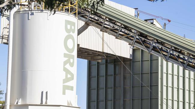 Boral shares fell 11pc on Thursday with its shares now down 56pc in the last month. Picture: AAP
