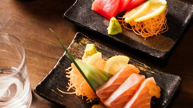 Izakaya Publico sashimi. Picture: Mitch Lowe