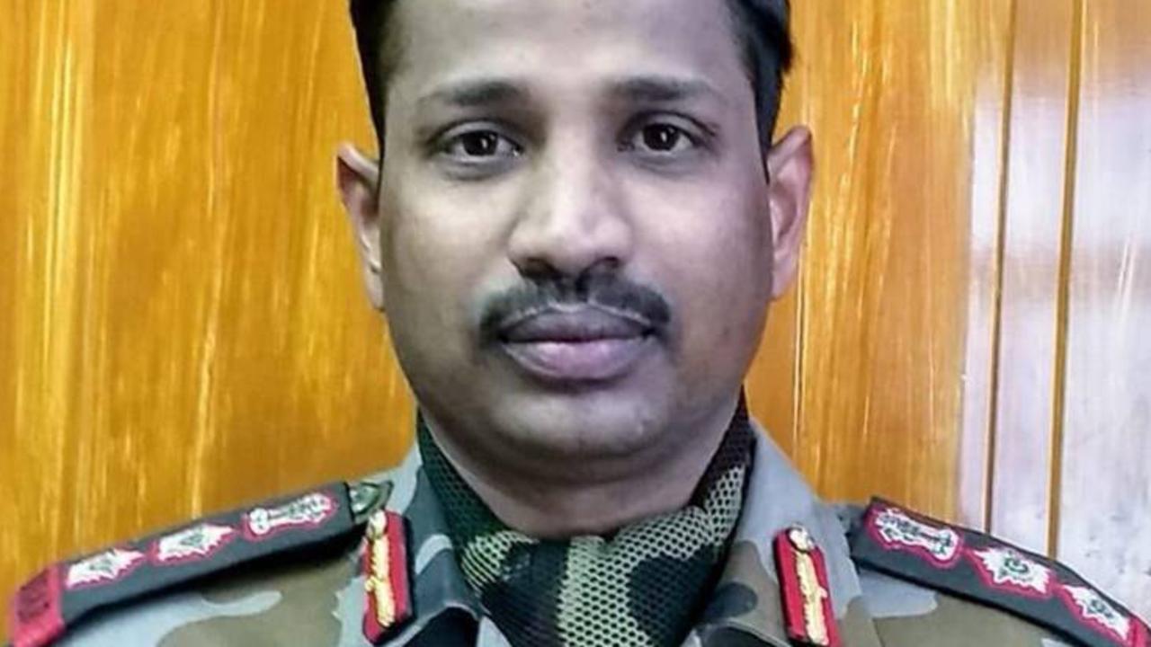 Colonel B Santosh Babu was killed during the India China border dispute. Picture: Indian Express