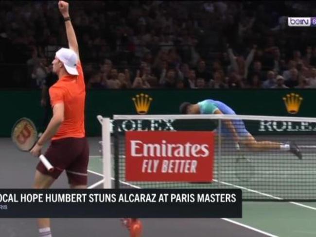 Humbert stuns Alcaraz at Paris Masters