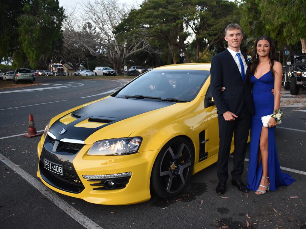 Ben Mackay and Taya Minchianski at Mirani State High School formal at Ocean International on September 8, 2023. Photo: Zoe Devenport