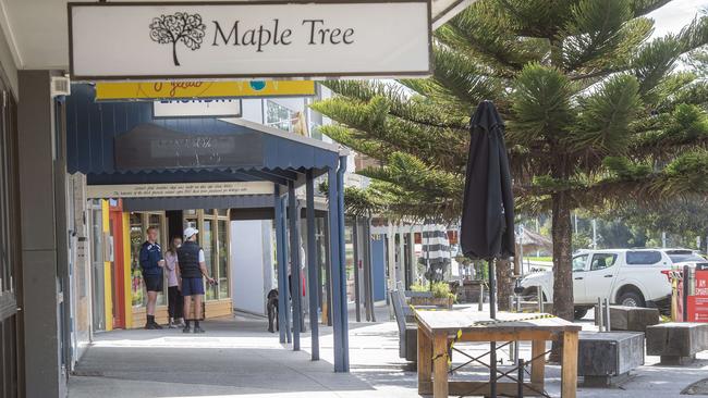 The streets of Lorne on Good Friday: Picture: Rob Leeson