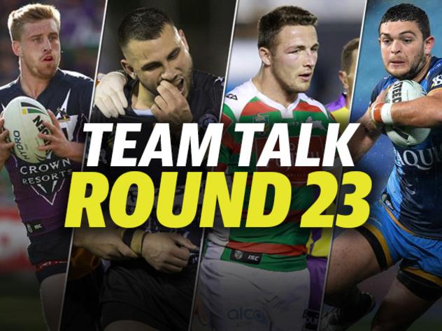 LIVE: NRL teams round 23