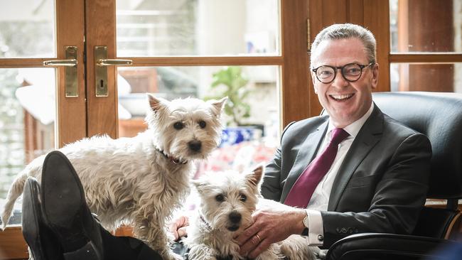 Christopher Pyne home in the Adelaide Hills. Photo: Roy Van Der Vegt