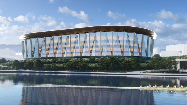 An impression of Adelaide’s proposed Riverbank Arena. Picture: Supplied