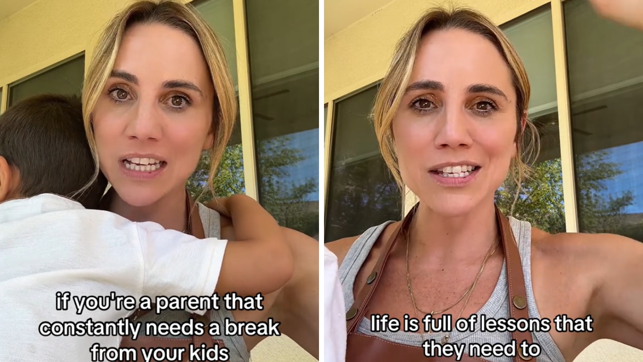 According to Amber, there are two ways to stop parents from getting exhausted. Picture: ciaoamberc/TikTok