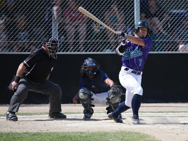 Greater Brisbane League baseball - Coomera vs Surfers Paradise at Beenleigh. Surfers’ Katsushi Nakamichi. Picture: Mike Batterham