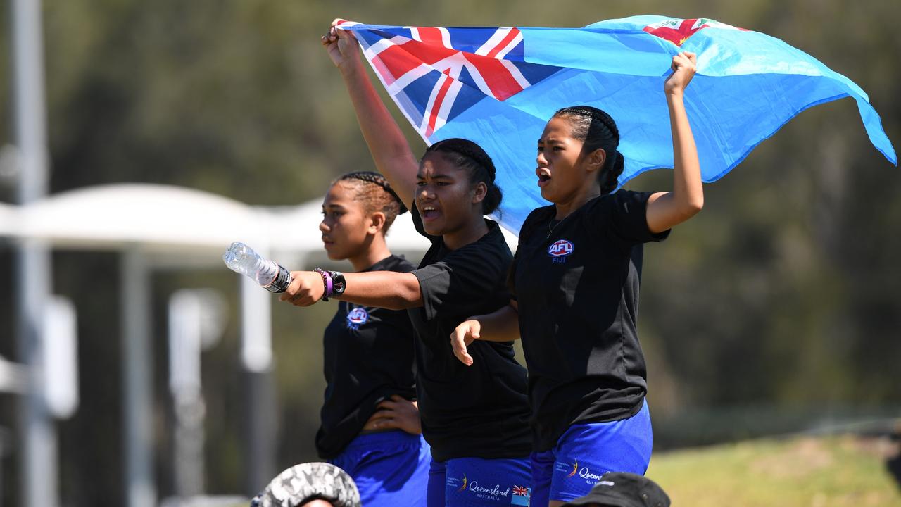 Action from the 2024 AFL Pacific Cup. Picture: AFL Queensland.