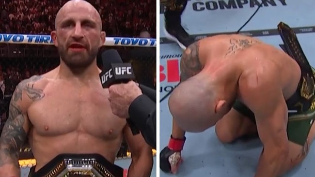 ‘WHAT A FIGHT’: Aussie makes UFC history in epic title fight