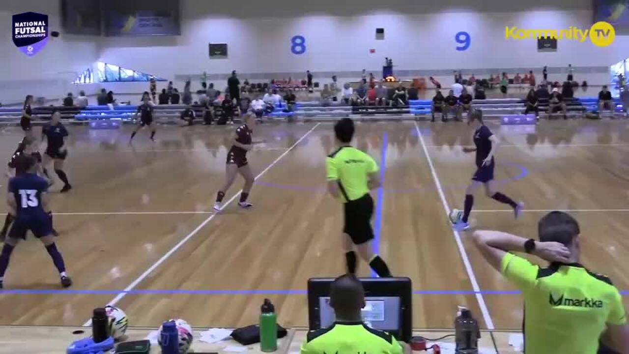 Replay:  Football Victoria Navy v Football Queensland White (Open Women QF) - 2025 National Futsal Championships Day 4