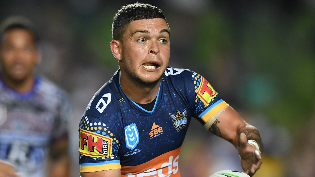 Ash Taylor will not play for the Titans this week, and could miss the rest of the season. (AAP Image/Joel Carrett)