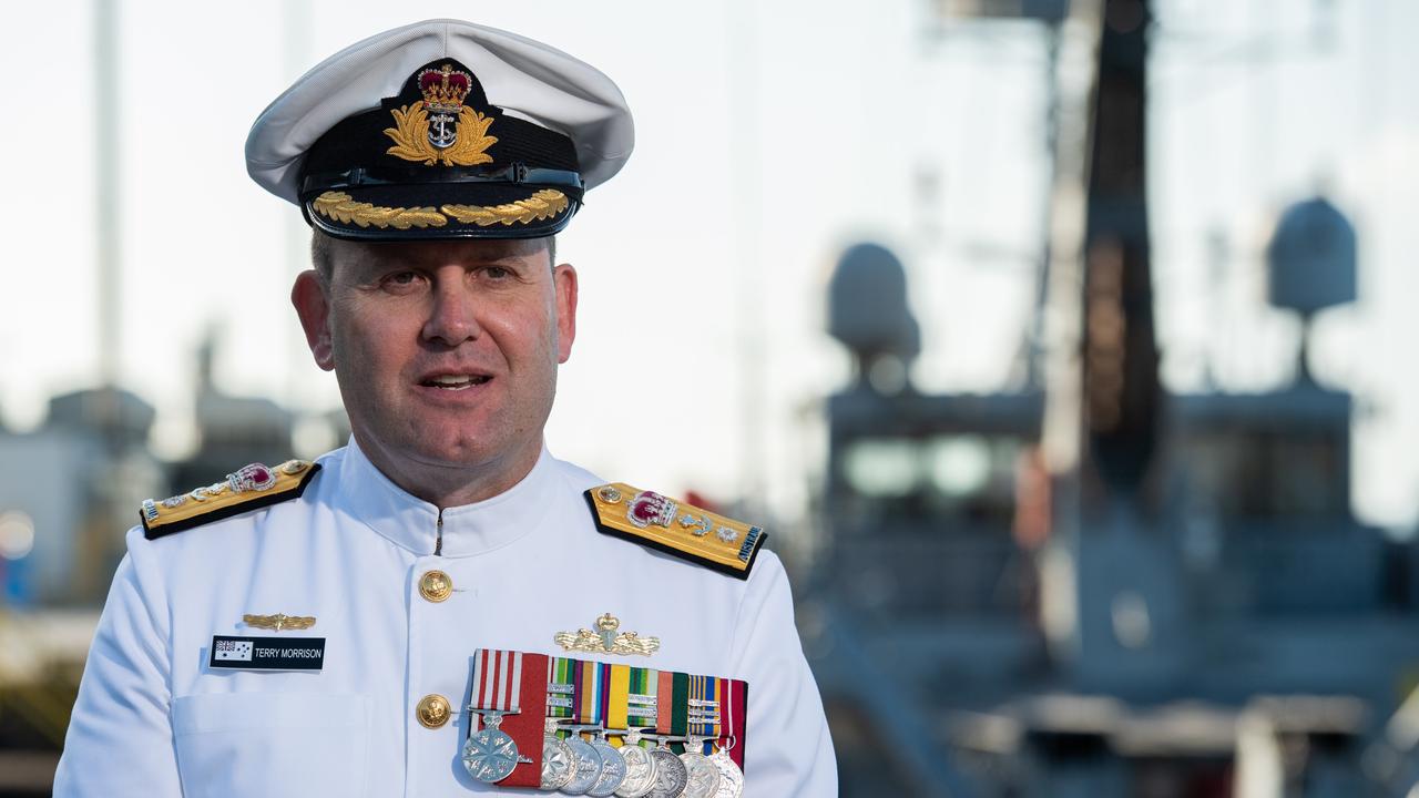 Commander of the Surface Force, Commodore Terence Morrison said illegal incursions by foreign fishermen in the NT is a decades old problem Picture: Pema Tamang Pakhrin