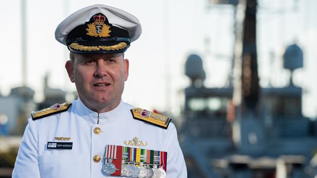 Commander of the Surface Force, Commodore Terence Morrison said illegal incursions by foreign fishermen in the NT is a decades old problem Picture: Pema Tamang Pakhrin