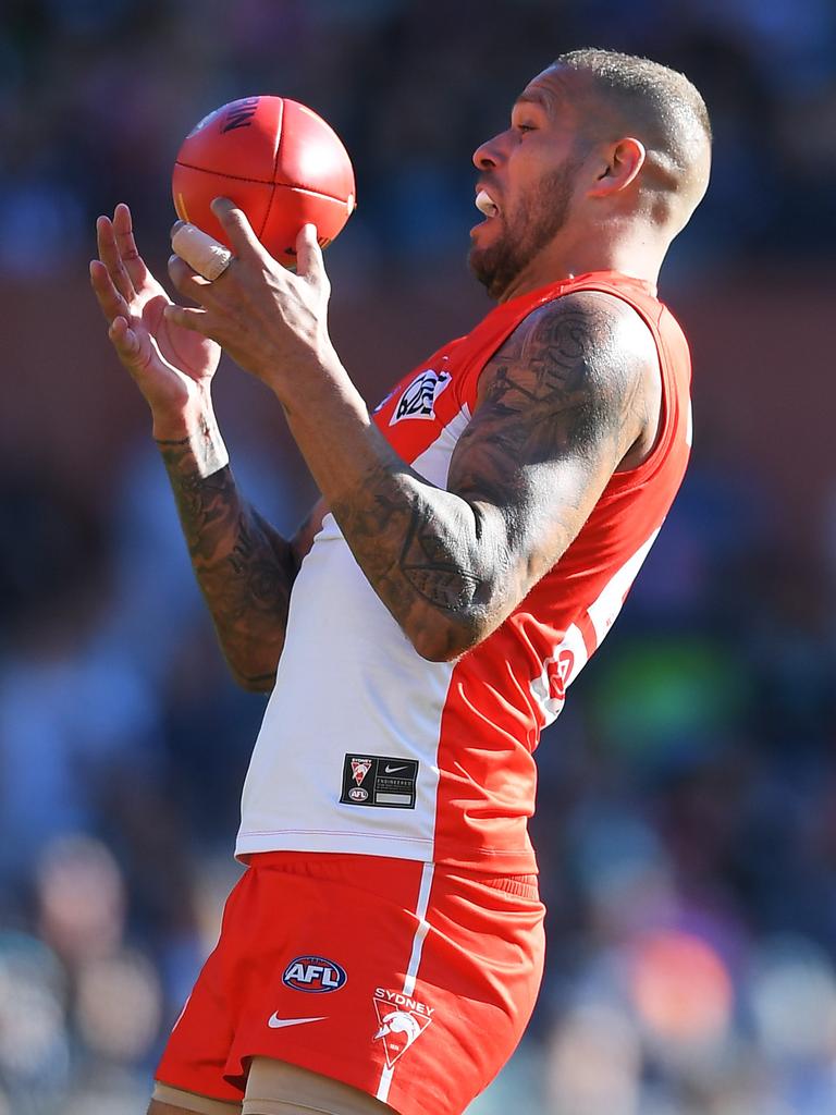 Sydney superstar Lance Franklin finished with only one goal. Picture: Mark Brake/Getty Images