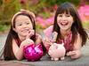 Kristy Bautista, mum to Mila (9) and Evie (7), gives her daughters $2 for emptying the dishwasher and more for helping with other chores. She thinks it is good to teach kids about the value of saving their money.    Picture : Nicki Connolly