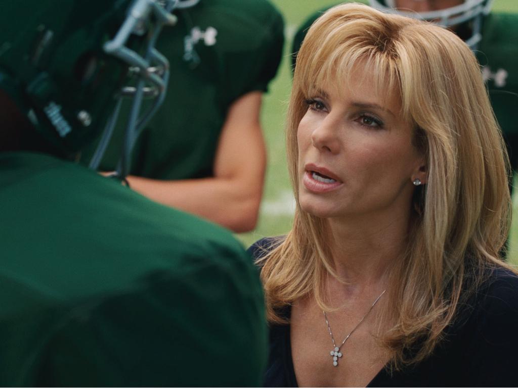 Sandra Bullock in a scene from film The Blind Side,