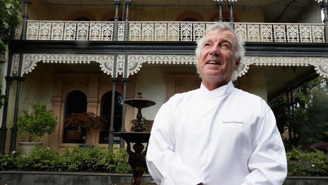 Jacques Reymond outside the Windsor mansion that housed his restaurant in 2013