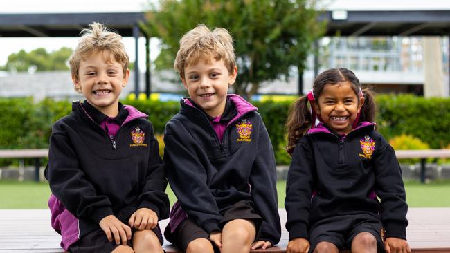 Archer Cook, River Cook and Sofia Salgadoe – Newlands Campus. Image: supplied.