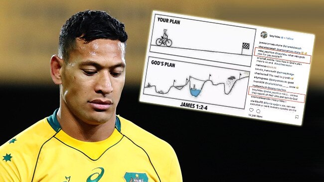 Israel Folau says he will walk away from rugby if his beliefs are too much.
