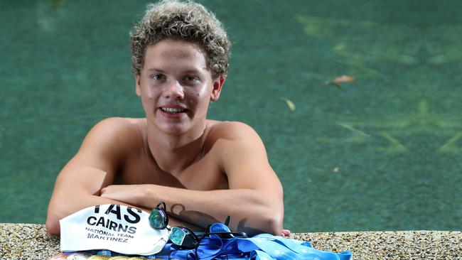 Swimmer Ike Martinez. Picture: Stewart McLean