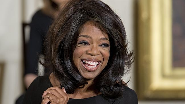 Oprah looks pretty fulfilled by her career choices.