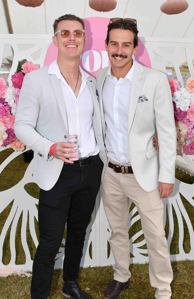 Sam Johnstone and Cody Taylor at Coastline BMW Polo by the Sea. Picture: Patrick Woods.