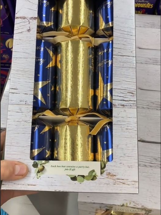 Each Bon Bons is advertised as containing a hat, a joke and a ‘gift’. Picture: TikTok