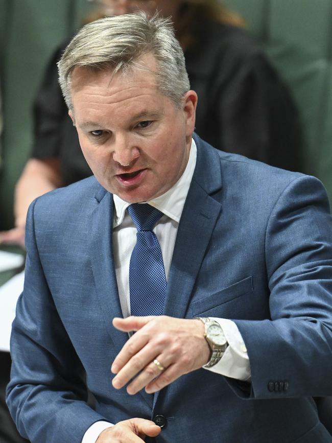 Climate Change Minister Chris Bowen. Picture: NewsWire / Martin Ollman