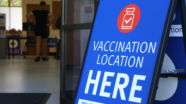 Health authorities said there had been a drop in vaccination numbers. Picture: Brendan Radke